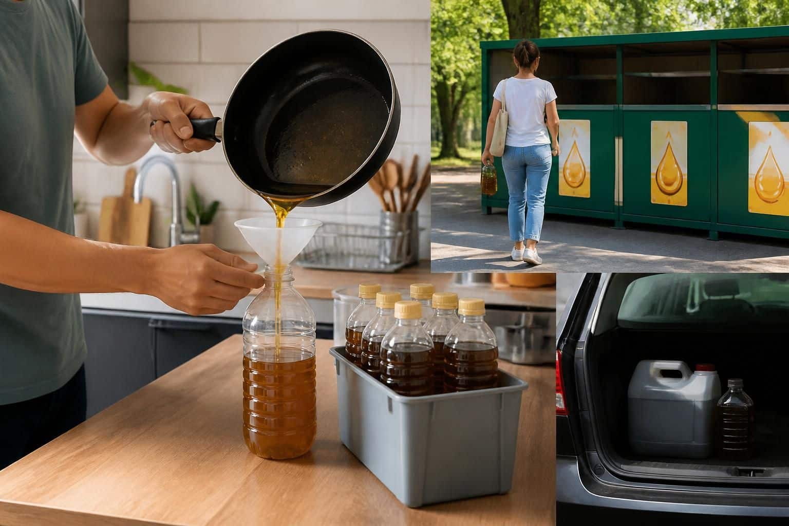 découvrez où jeter l'huile de friture usagée en toute sécurité avec nos solutions simples et conseils pratiques pour protéger l'environnement.